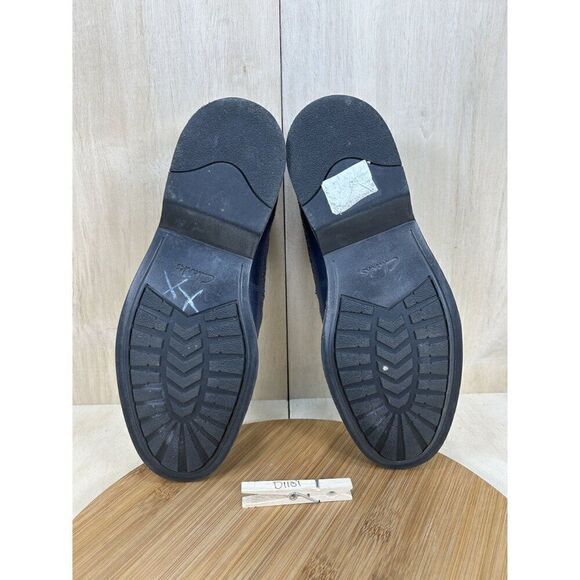 Clarks Pitney Limit Blue Brogue Brown Leather Wingtip Shoes Mens Size 8.5 - Picture 8 of 8